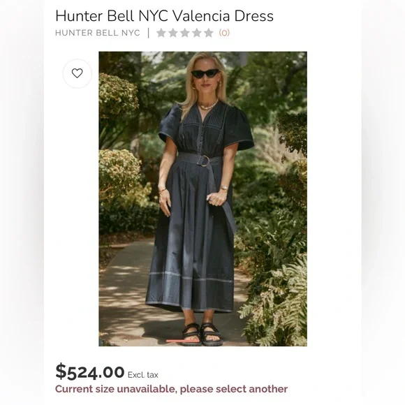 HUNTER BELL Dresses Hunter Bell Valencia Dress In Black New